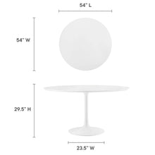 Load image into Gallery viewer, Lippa 54" Round Wood Dining Table by Modway