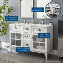Load image into Gallery viewer, Isle 48" Double Bathroom Vanity Cabinet by Modway