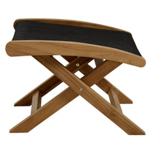 Load image into Gallery viewer, Vienna Outdoor Patio Teak and Rope Folding Ottoman by Modway