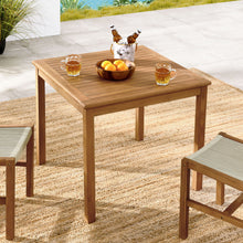Load image into Gallery viewer, Vienna 34" Square Outdoor Patio Teak Wood Dining Table by Modway