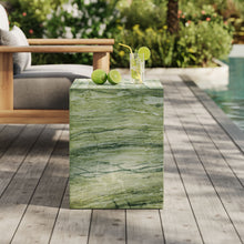 Load image into Gallery viewer, Jordana Square Plinth Indoor - Outdoor Patio Concrete Side Table by Modway