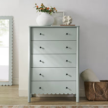Load image into Gallery viewer, Emmeline Scalloped 5-Drawer Chest by Modway