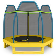 Load image into Gallery viewer, 7 Feet Kids Recreational Bounce Jumper Trampoline-Yellow
