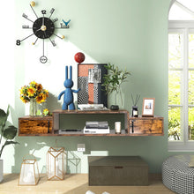 Load image into Gallery viewer, 55 Inches Floating TV Stand with Power Outlet-Rustic Brown