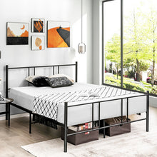 Load image into Gallery viewer, Full/Queen Size Platform Bed Frame with High Headboard-Queen Size