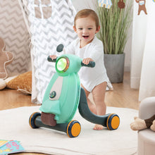 Load image into Gallery viewer, 2 in 1 Baby Sit to Stand Learning Walker with Lights and Sounds-Green