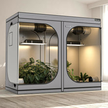 Load image into Gallery viewer, 4 x 8 Grow Tent with Observation Window for Indoor Plant Growing-Gray