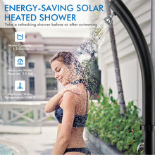 Load image into Gallery viewer, 7.2 Feet Solar-Heated Shower with 360° Rotating Shower Head