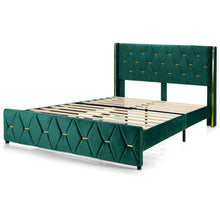 Load image into Gallery viewer, Queen/Full Size Bed Frame with Adjustable Headboard-Full Size