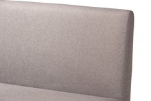 Load image into Gallery viewer, Baxton Studio Odessa Mid-Century Modern Grey Fabric Upholstered and Walnut Brown Finished 2-Piece Wood Dining Nook Banquette Set