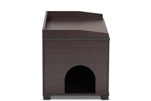 Load image into Gallery viewer, Baxton Studio Mariam Modern and Contemporary Dark Brown Finished Wood Cat Litter Box Cover House