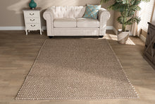 Load image into Gallery viewer, Baxton Studio Colemar Modern and Contemporary Brown Handwoven Wool Dori Blend Area Rug