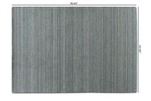 Load image into Gallery viewer, Baxton Studio Aral Modern and Contemporary Blue Handwoven Wool Area Rug