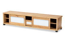 Load image into Gallery viewer, Baxton Studio Gerhardine Modern and Contemporary Oak Brown Finished Wood 1-Drawer TV Stand
