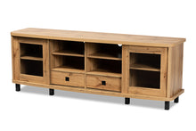 Load image into Gallery viewer, Baxton Studio Walda Modern and Contemporary Oak Brown Finished Wood 2-Drawer TV Stand