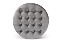 Load image into Gallery viewer, Baxton Studio Livana Contemporary Glam and Luxe Grey Velvet Fabric Upholstered Storage Ottoman