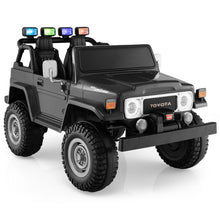 Load image into Gallery viewer, 12V 2-Seat Licensed Kids Ride On Toyota FJ40 Car with 2.4G Remote Control-Black