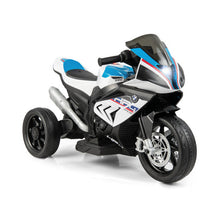 Load image into Gallery viewer, 12V Licensed BMW Kids Motorcycle Ride-On Toy for 37-96 Months Old Kids-White
