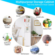 Load image into Gallery viewer, Bathroom Tower Storage Shelving Display Cabinet