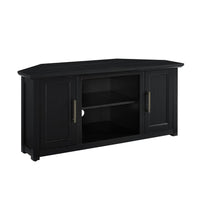 Load image into Gallery viewer, Camden 48" Corner Tv Stand Black