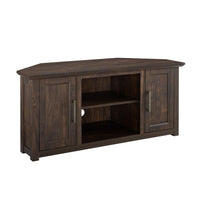 Load image into Gallery viewer, Camden 48" Corner Tv Stand Dark Walnut