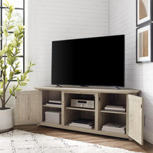 Load image into Gallery viewer, Camden 58" Corner Tv Stand Frosted Oak