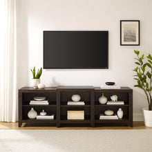 Load image into Gallery viewer, Ronin 69" Low Profile Tv Stand Dark Walnut