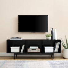 Load image into Gallery viewer, Liam Large Record Storage Console Cabinet Black