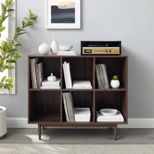 Load image into Gallery viewer, Liam 6 Cube Bookcase Walnut