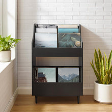 Load image into Gallery viewer, Liam Record Storage Stand Black
