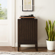 Load image into Gallery viewer, Asher Record Storage Stand Dark Brown