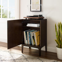 Load image into Gallery viewer, Asher Record Storage Stand Dark Brown