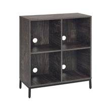 Load image into Gallery viewer, Jacobsen Record Storage Cube Bookcase Brown Ash/Matte Black