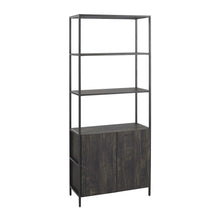Load image into Gallery viewer, Jacobsen Large Etagere Brown Ash/Matte Black