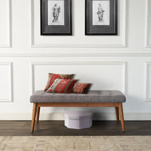 Load image into Gallery viewer, Landon Upholstered Bench Acorn