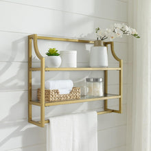 Load image into Gallery viewer, Aimee Wall Shelf Soft Gold