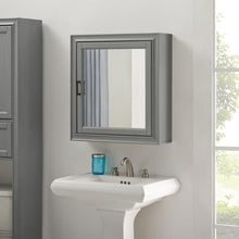 Load image into Gallery viewer, Tara Mirrored Wall Cabinet Gray
