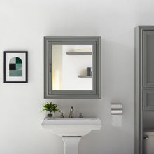 Load image into Gallery viewer, Tara Mirrored Wall Cabinet Gray