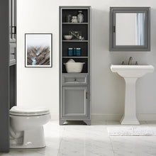 Load image into Gallery viewer, Tara Linen Cabinet Gray