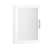 Load image into Gallery viewer, Savannah Mirrored Wall Cabinet White