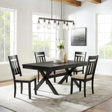 Load image into Gallery viewer, Hayden 5Pc Dining Set Slate - Table & 4 Slat Back Chairs