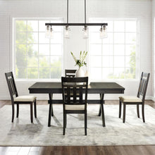 Load image into Gallery viewer, Hayden 5Pc Dining Set Slate - Table & 4 Slat Back Chairs