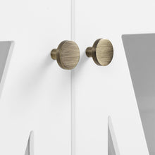 Load image into Gallery viewer, Cassai 3Pc Media Storage Cabinet Set White - 3 Storage Pantries