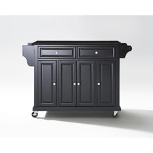 Load image into Gallery viewer, Full Size Granite Top Kitchen Cart Black/Black