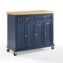 Load image into Gallery viewer, Madison Kitchen Cart Navy