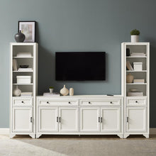 Load image into Gallery viewer, Tara 3Pc Entertainment Set Distressed White - Sideboard & 2 Bookcases