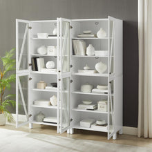 Load image into Gallery viewer, Cassai 2Pc Storage Pantry Set White - 2 Tall Pantries