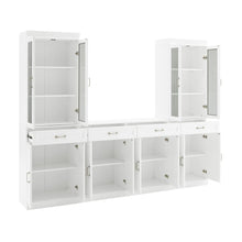 Load image into Gallery viewer, Stanton 3Pc Sideboard And Glass Door Pantry Set White - Sideboard & 2 Pantries