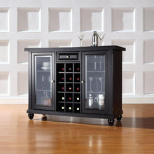 Load image into Gallery viewer, Cambridge Sliding Top Bar Cabinet Black