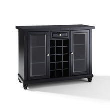 Load image into Gallery viewer, Cambridge Sliding Top Bar Cabinet Black